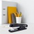 Tűzőgép, 24/6, 26/6, 20 lap, RAPESCO "Eco GRS Recycled Half-Strip", fekete