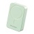 Power bank, külső akkumulátor, mágneses, 20.000mAh, kitámasztó, VERBATIM "Charge n Go Essentials", zöld